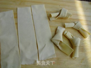 高汤豆皮结的做法步骤：2