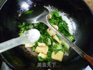 小油方炒君叠菜的做法步骤：8