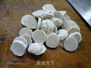 香干蒜薹炒鱼丸的做法步骤：4