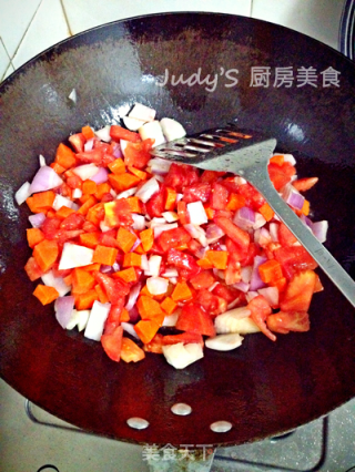 Judy's 自制罗宋汤的做法步骤：3