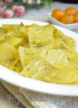 黄油土豆片的做法步骤：9
