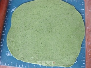 夏日清新主食-----翡翠豆腐卷的做法步骤：11