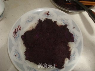 糯米紫薯糕的做法步骤：8
