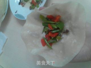 卷饼夹菜的做法步骤：5