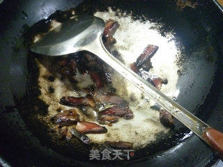 韭菜花酱肉炒年糕的做法步骤：7