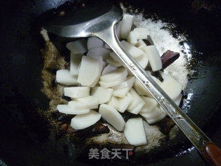 韭菜花酱肉炒年糕的做法步骤：8