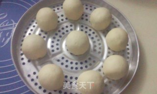 蜜豆蒸包的做法步骤：3