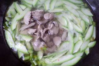 占瓜肉片蘑菇汤的做法步骤：8