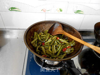 干煸芸豆的做法步骤：6