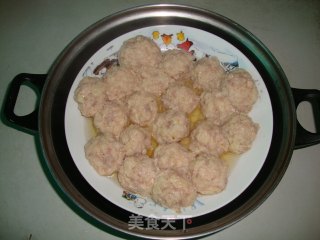 【清蒸狮子头】----母亲节的礼物的做法步骤：8