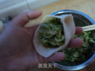 西葫芦海米包子的做法步骤：11