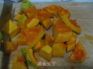 炖虾爬南瓜的做法步骤：2