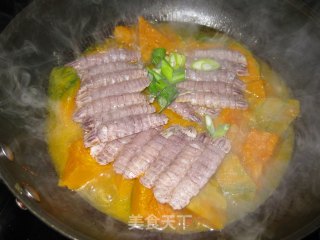 炖虾爬南瓜的做法步骤：3