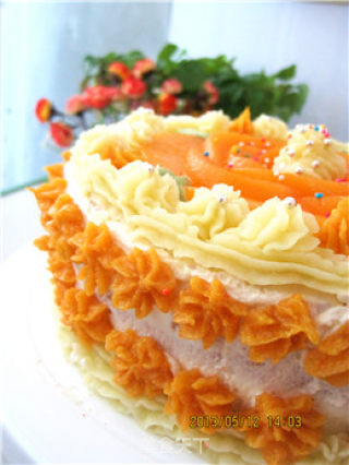 盛开的牡丹——生日蛋糕的做法步骤：20
