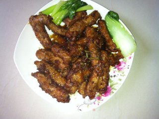 抓炒里脊的做法步骤：16