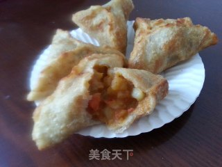 咖喱炸三角的做法步骤：5