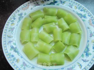 蒜米咸莴笋的做法步骤：5
