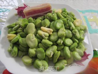 蚕豆咸肉饭的做法步骤：1