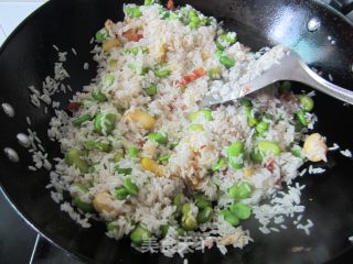 蚕豆咸肉饭的做法步骤：4