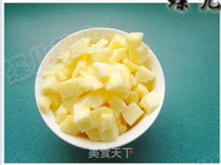 苹果小米粥的做法步骤：3