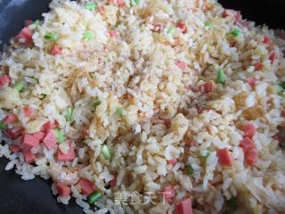 萝卜干蛋炒饭的做法步骤：10