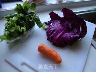 淡淡的一抹紫，一掐黄——水晶包的做法步骤：1