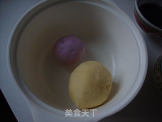 淡淡的一抹紫，一掐黄——水晶包的做法步骤：5