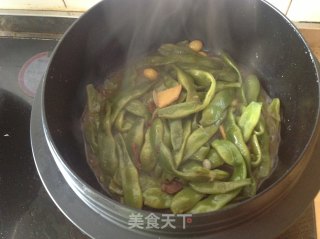 白果炖豆角的做法步骤：4