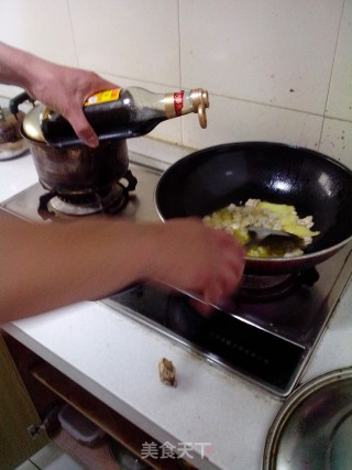 金花菜炒文蛤的做法步骤：7