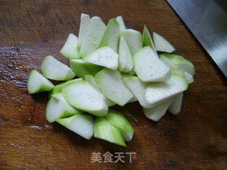 蚕豆炒夜开花的做法步骤：5
