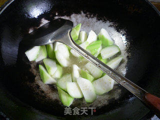 蚕豆炒夜开花的做法步骤：6