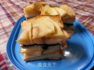 蜂蜜苹果三明治的做法步骤：5
