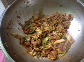 莲白盐煎肉的做法步骤：10