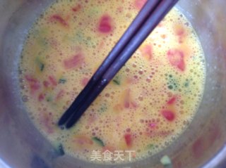 番茄炒蛋一菜两吃的做法步骤：9