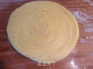 [椒香南瓜饼]------外酥里软，椒香满口的做法步骤：7