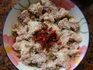 干豇豆粉蒸肉的做法步骤：6