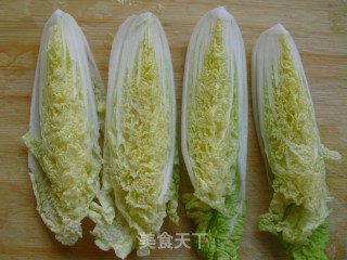 上汤娃娃菜的做法步骤：2