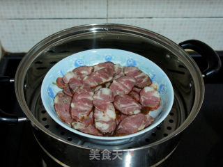 【青菜头炒香肠】的做法步骤：3