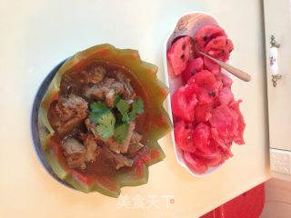 西瓜蒸排骨的做法步骤：6
