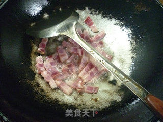 腐竹风干肉炒梅豆的做法步骤：8