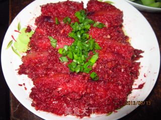 红糟粉蒸肉的做法步骤：7