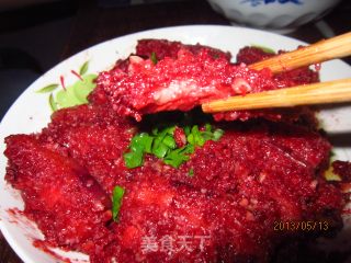 红糟粉蒸肉的做法步骤：9