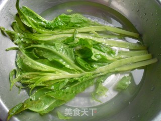 炝莴苣叶的做法步骤：2