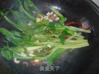 炝莴苣叶的做法步骤：6