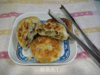 简单版椒盐小肉发面饼的做法步骤：11