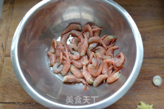 三色时蔬北极虾的做法步骤：1