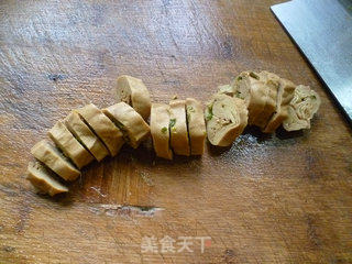 素香肠炒五号菜的做法步骤：5