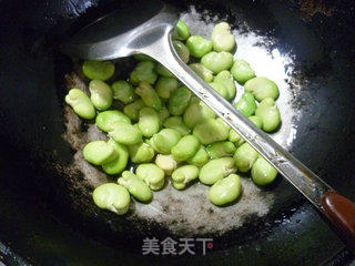 香菇炒蚕豆的做法步骤：6