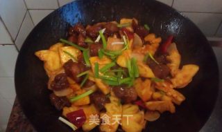 菠萝炒排骨的做法步骤：7