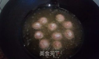 菠萝咕咾肉球的做法步骤：2